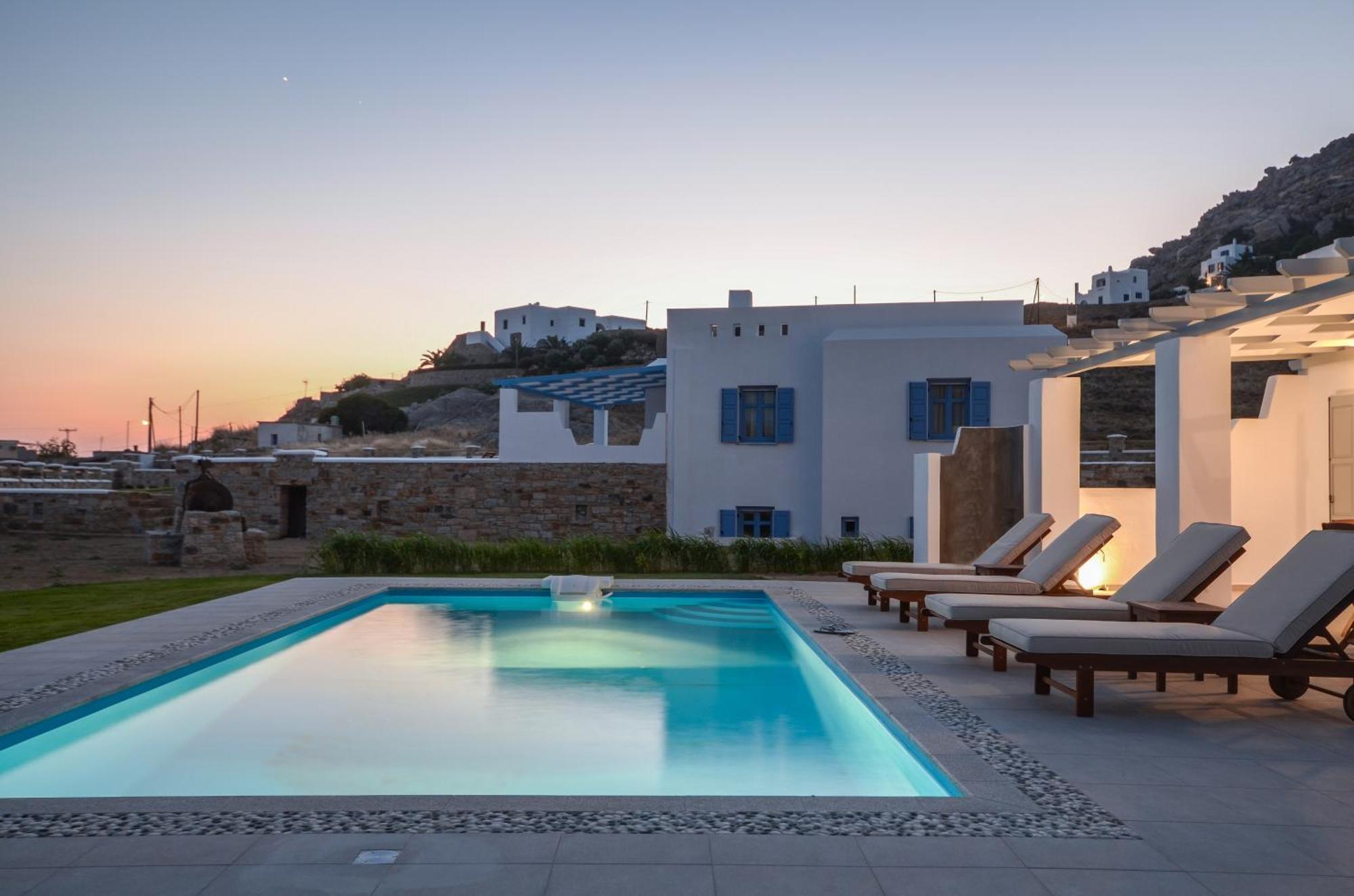 Natura Villas In Naxos Mikri Vigla Bagian luar foto