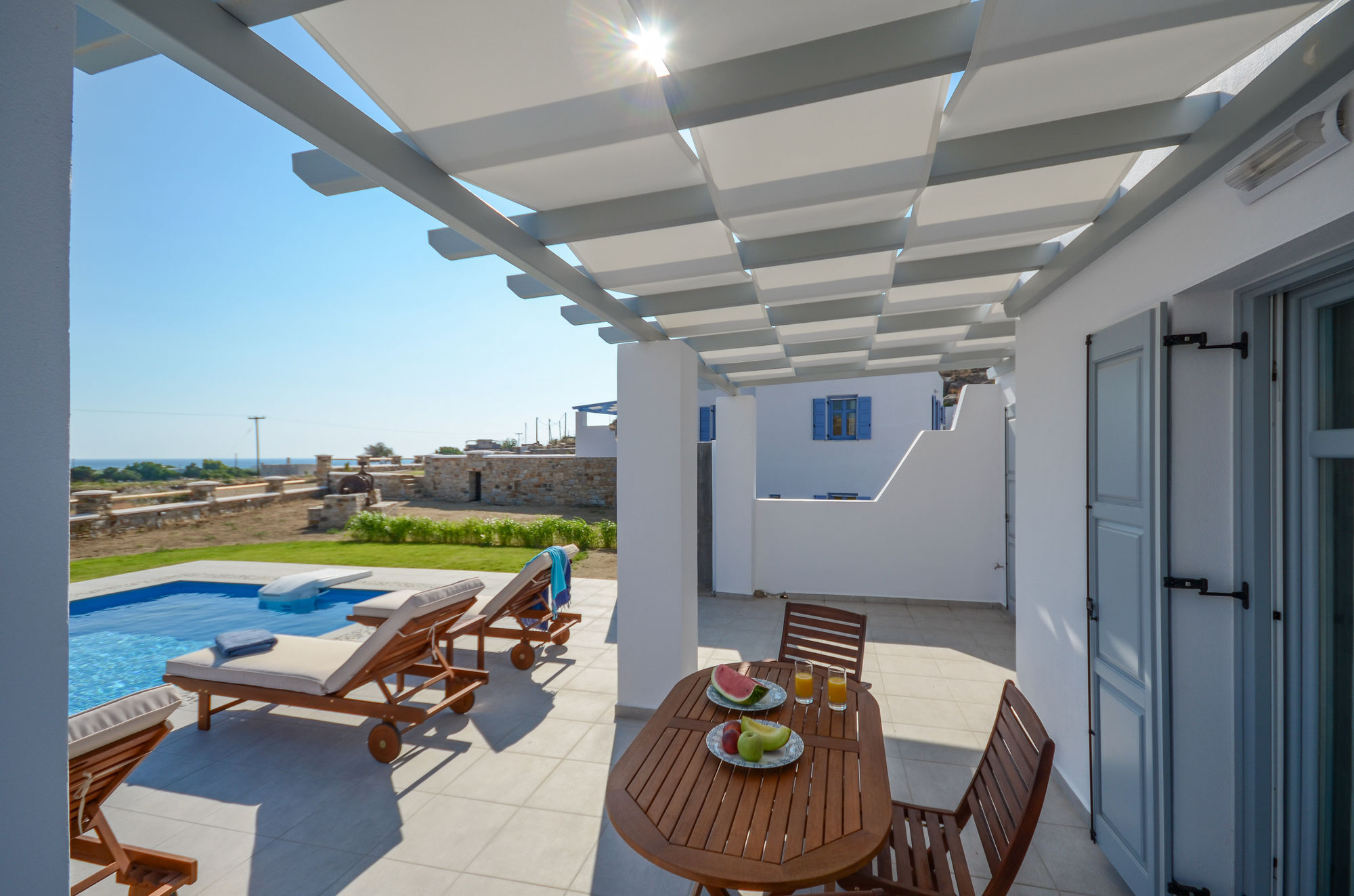 Natura Villas In Naxos Mikri Vigla Bagian luar foto